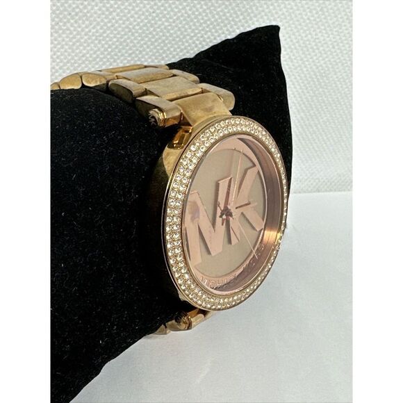 Michael Kors Parker MK5865 Women Rose Gold Analog Dial Quartz Wrist Watch NUL40 main image 6